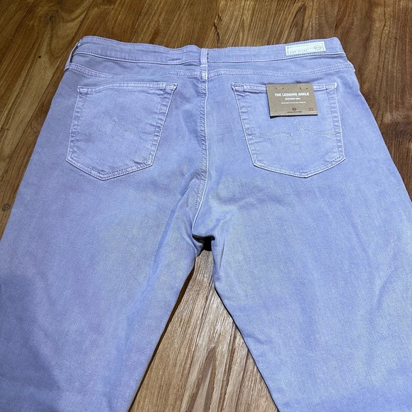 AG Adriano Goldschmied Women Legging Ankle Super Skinny Denim Jeans Lavender NWT - Picture 11 of 12